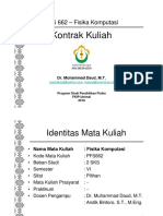 FK 00 Kontrak Kuliah