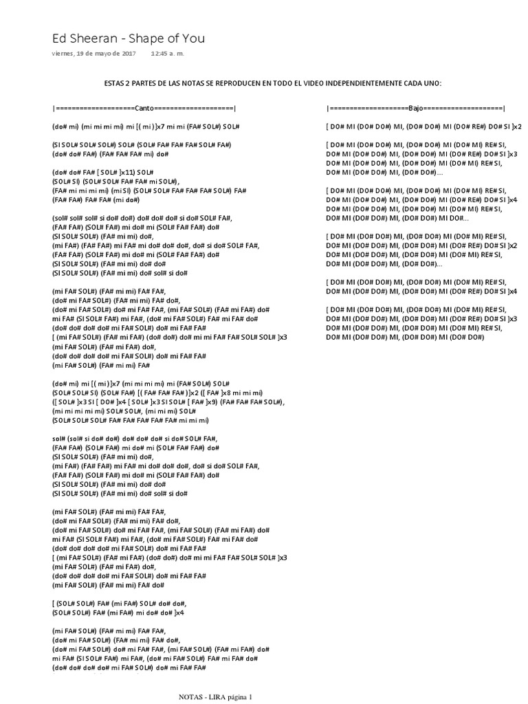 Shape Of You - Ed Sheeran  Tradução + Letra Original (Lyric
