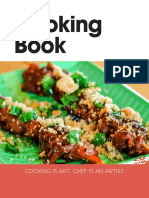 Cooking Book: Cooking Is Art, Chef Is An Artist