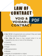 Topic 5 - Void &amp Voidable Contract