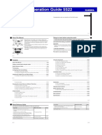 Operation Guide 5522: Things To Check Before Using The Watch About This Manual