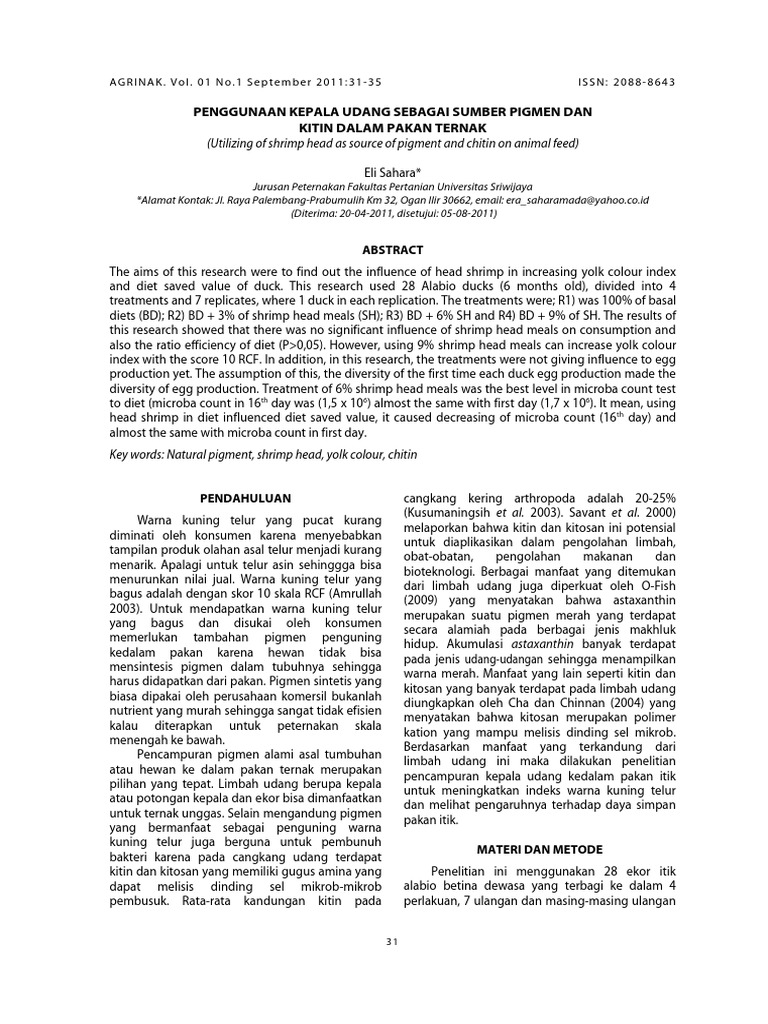 Contoh Pola Penulisan Artikel Jurnal PDF Nature