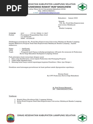 Kop Surat Dinas Pendidikan Lampung Selatan Contoh Kop Surat
