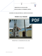 Primer Ciclo Panamá-Plan de Mejoras 2014