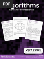 Algorithms Notes For Professionals