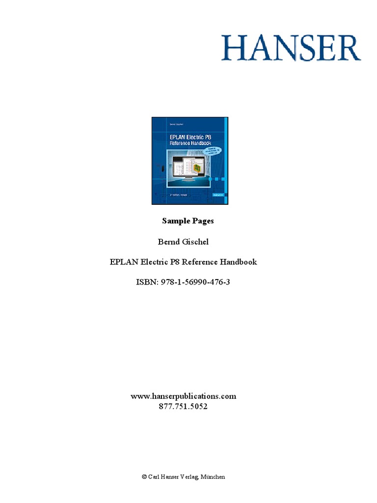 SAMPLE PAGES For EPLAN Electric P8 3E | PDF | Subroutine | Tab (Gui)