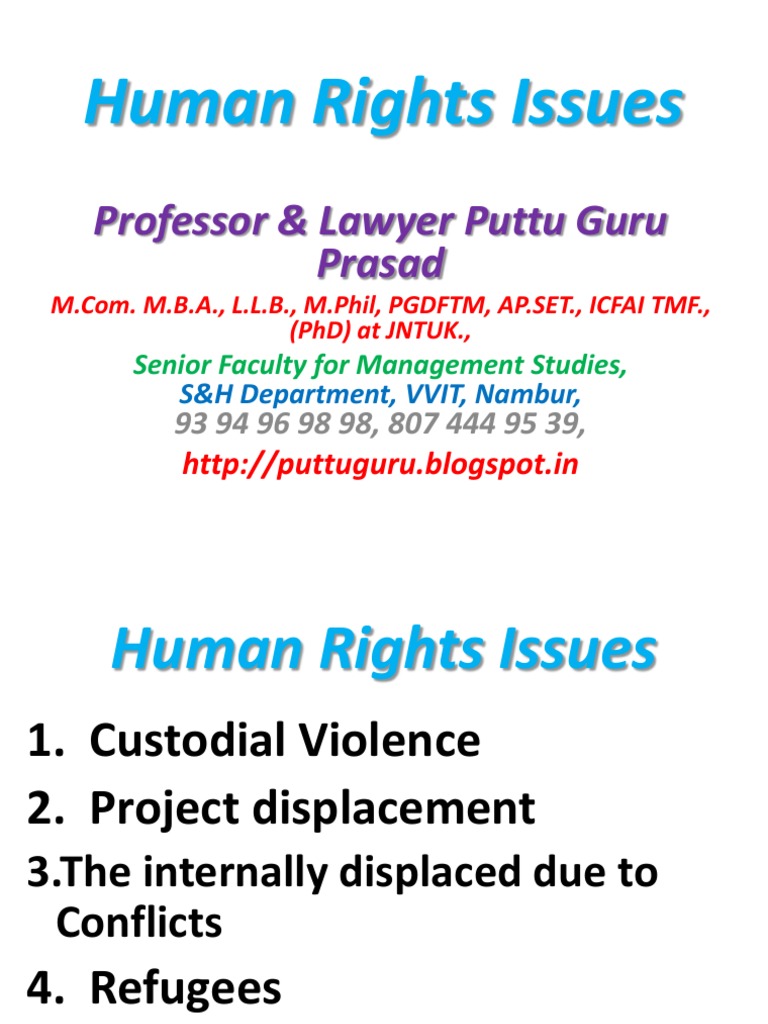 Key Human Rights Issues Explained | PDF
