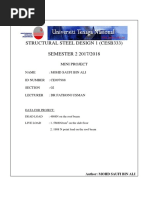 Structural Steel Design 1 Mini Project