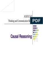 Notes - Causal Reasoning