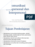 Kuliah Komunikasi Intrapersonal Dan Interpersonal