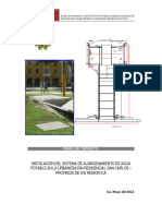 Instalación Del Sistema de Almacenamiento DeAlmacenamiento de Agua Potable