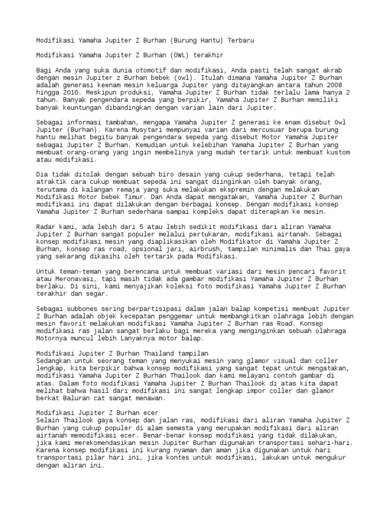 Seputar Modifikasi PDF Seputar Modifikasi PDF