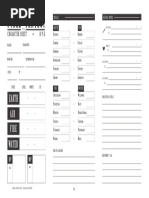 Earth AIR Fire Water: Character-Sheet