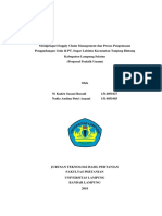 Contoh Proposal Praktik Umum (Pu) THP FP Unila