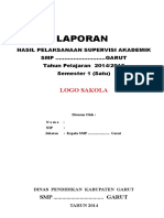 Format Laporan Supervisi Dan Pemantauan