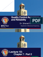 Quality Control Assurance and Reliability: Dr. Sharad Shrivastava