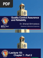 Quality Control Assurance and Reliability: Dr. Sharad Shrivastava