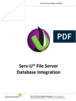 Serv-U DB Integration Guide