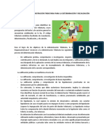 Facultades de La Administración Tributaria para La Determinación y Recaudación Tributaria