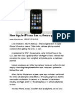 New Apple Iphone Has Software Problem: WWW - Chinaview.Cn