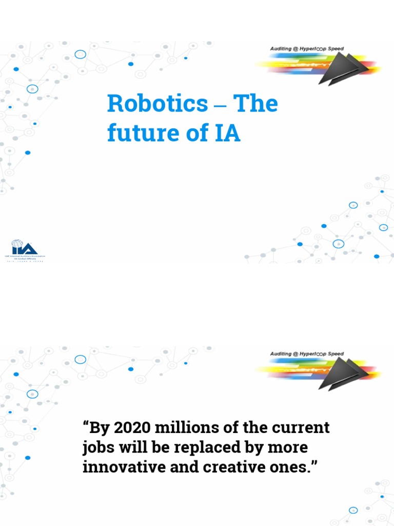 Robotics - The Future of IA | PDF | Analytics | Business Process