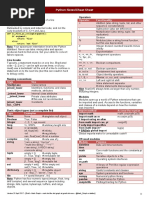 Python Notes/Cheat Sheet: Operator Functionality