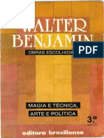 BENJAMIN, W. Obras Escolhidas, Vol. 1 - Magia e Técnica, Arte e Política