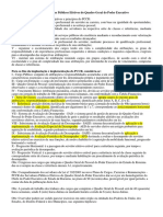 PCCR Servidores Públicos Efetivos Do Quadro Geral Do Poder Executivo