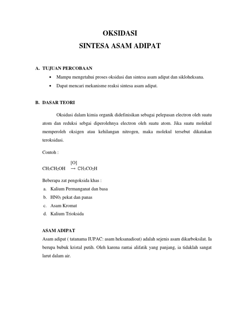Asam Adipat | PDF