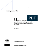 Género y Desarrollo Productivo PDF
