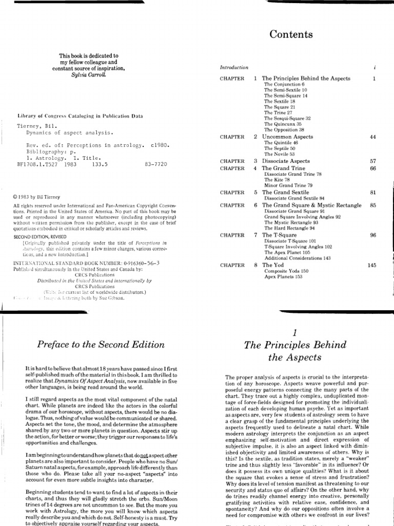 Dynamics of Aspect Analysis in Astrology | PDF | Foreign Language