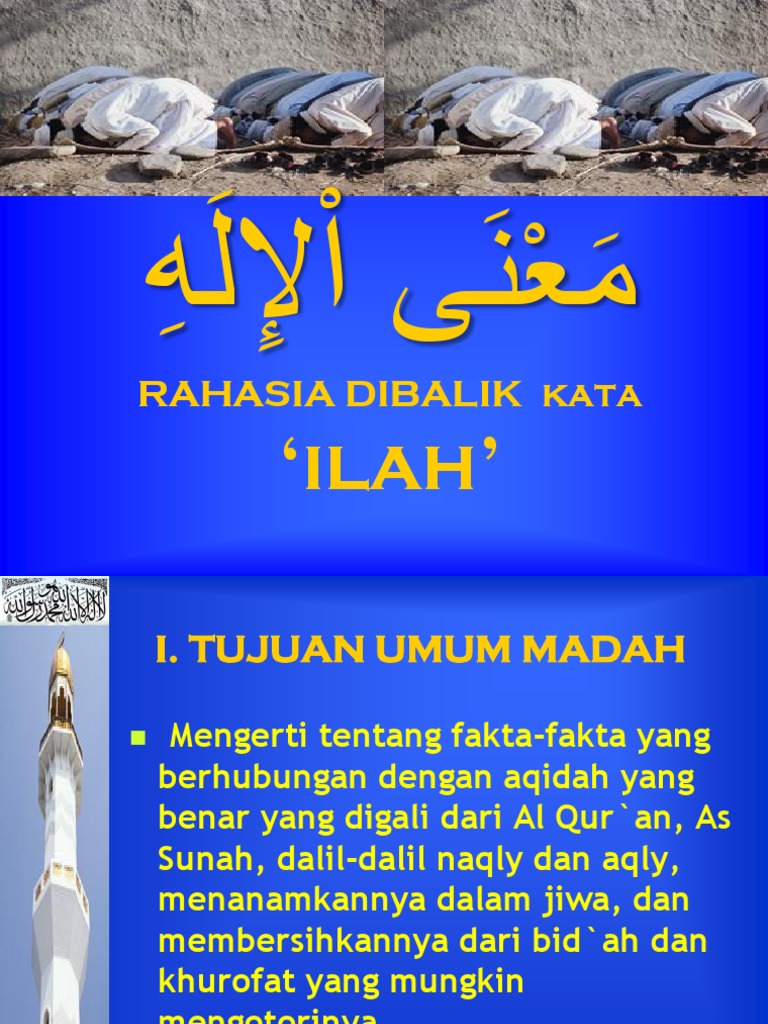 Makna Ilah dalam Aqidah Islam | PDF