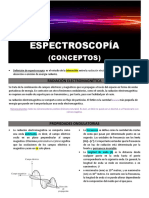 Espectroscopía (Conceptos Generales)