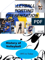 Volleyball Reporting Presentation: Group:2
