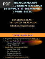 Perencanaan Manajemen Energi (S&D) Tayang Tiga