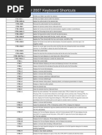 Download Microsoft Excel 2007 Keyboard Shortcuts 1 by Dhaval Lagwankar SN37714613 doc pdf