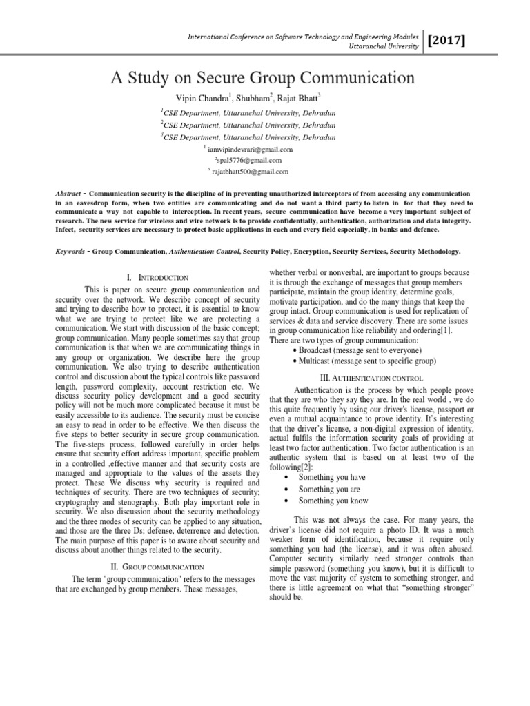 Research Paper PDF PDF Public Key Cryptography Computer Security