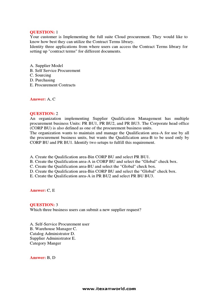 Oracle Procurement Cloud Implementation Guide | PDF | Procurement ...
