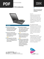 IBM ThinkPad T42 Specifications