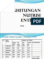 Penghitungan Nutrisi Enteral