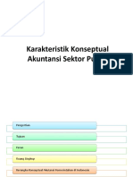 Karakteristik Konseptual Akuntansi Sektor Publik 