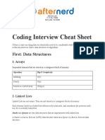 Coding Interview Cheat Sheet