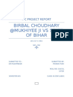 Birbal Choudhary @mukhiyee Ji Vs State of Bihar: Ipc Project Report