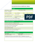 Formulario de accidente laboral