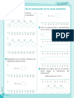 MAT1P - U4 - Ficha Adicional Representación de La Sustraccióen en La Recta Numérica PDF