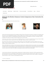 2015 Violacoes de Direitos Humanos Contra Camponeses Nas Comissões Da Verdade