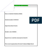 TAFADZWA Holita Case Work File Summary or Client A-1