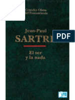 El Ser y La Nada - Jean-Paul Sartre