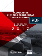 Directorio Ingeniería Comercia Universidad de Los Andes 2017 PDF