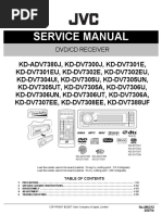 JVC Kd-Adv7380 kd-dv7300 dv7301 dv7302 dv7304 dv7305 dv7306 dv7307 dv7308 dv7388 Ma312 SM